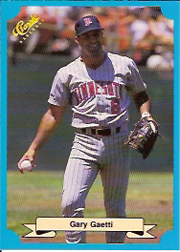 1988 Classic Blue Baseball Cards       233     Gary Gaetti